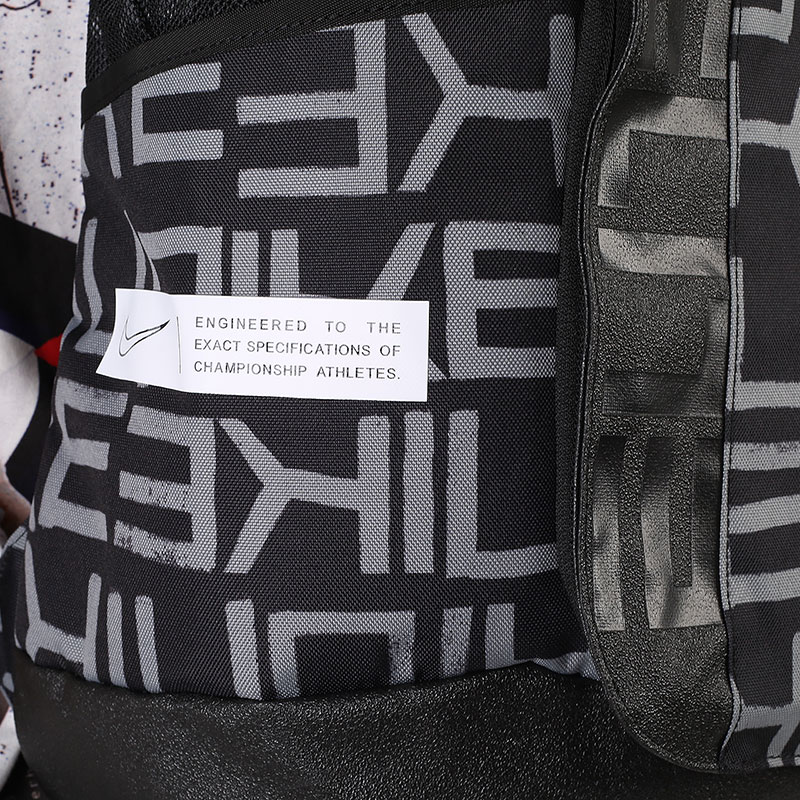 мужской черный рюкзак Nike Elite Pro Printed Basketball Backpack 34L BA6206-010 - цена, описание, фото 4